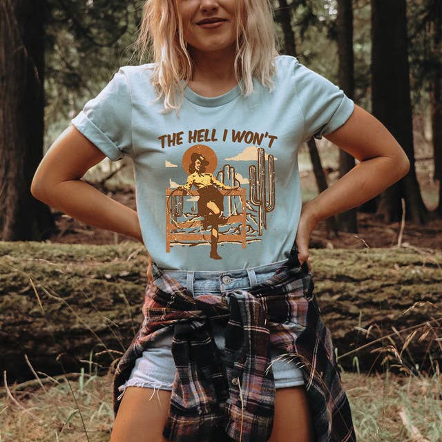 Trendy Transfers - Wholesale Sublimation Transfer - The Hell I Won't DTF Heat Transfer