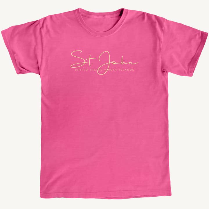 T-shirt Premium Semplice St. John per la vendita all'ingrosso da parte di Salt Water Colours