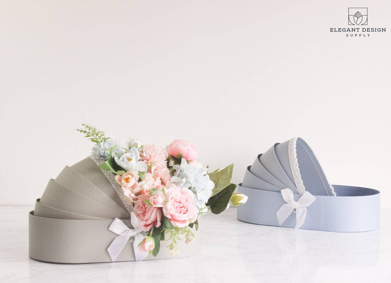 Elegant Design Supply – wholesale Presentbox – Blomlåda i vaggaform för presenter10