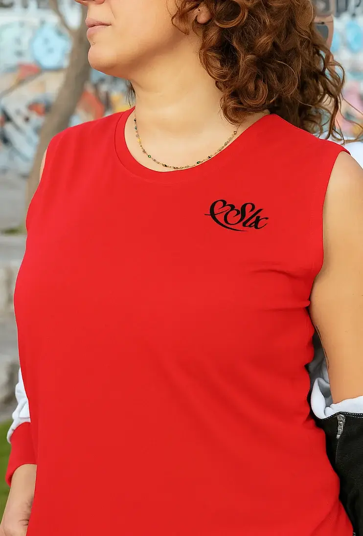 SPORT LUXURY - Wholesale T-Shirt - Women's - Sleeveless Viscose T-shirt7