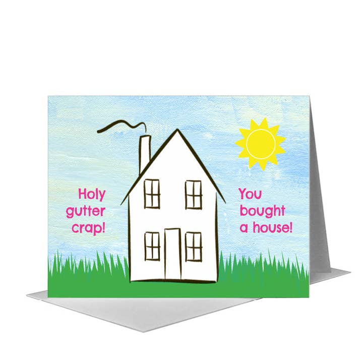 Home, Greeting Card (#8437A) for wholesale by Printed Canvas