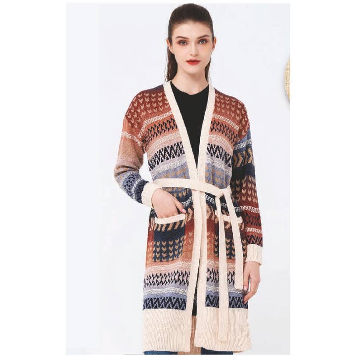 AMC07 - Lady’s Long Sleeve Cardigan for wholesale by Nativo