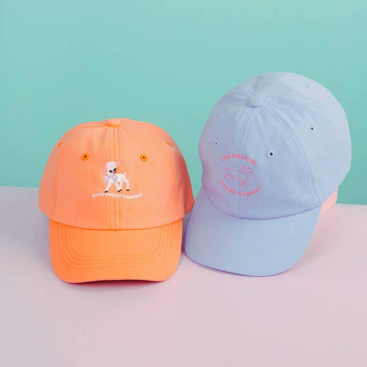 Party Mountain Paper co. - Wholesale Baseball Cap - Kids - Less Meanies, More Weenies Baseball Kids Hat | Last Chance