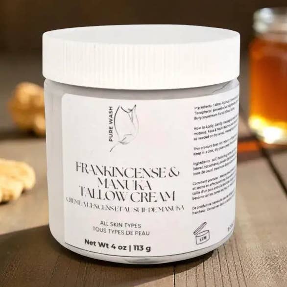 Frankincense & Manuka Tallow Cream for wholesale by CG Pure Wash