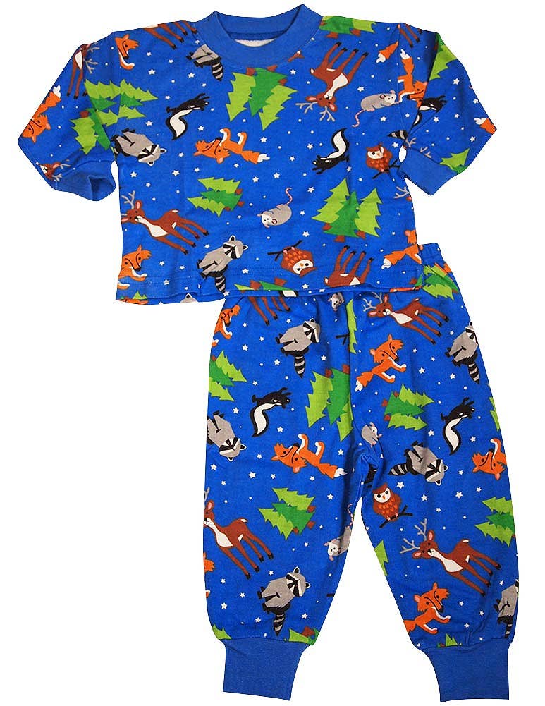 Eastern Off Price - Wholesale Sleepwear Set - Kids - Sara's Prints Boys Long Sleeve 100% Cotton 2 Piece Pajama Se15