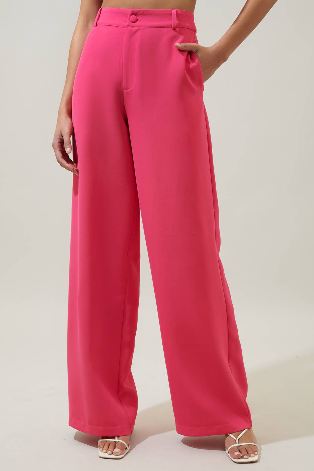 Sugarlips - Wholesale Pants - Women's - Chelsea Belted Wide Leg Trousers18