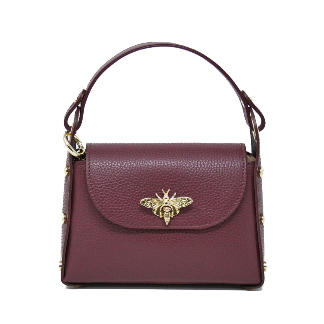 German Fuentes Handbags - Wholesale Top Handle Bag - Women's - GF1085 GENUINE ITALIAN LEATHER BUTTERFLY MINI BAG15