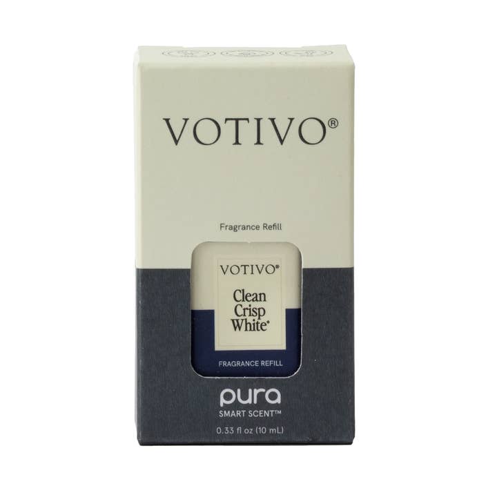 Clean Crisp White Pura + Votivo Fragrance Refill for wholesale by Votivo