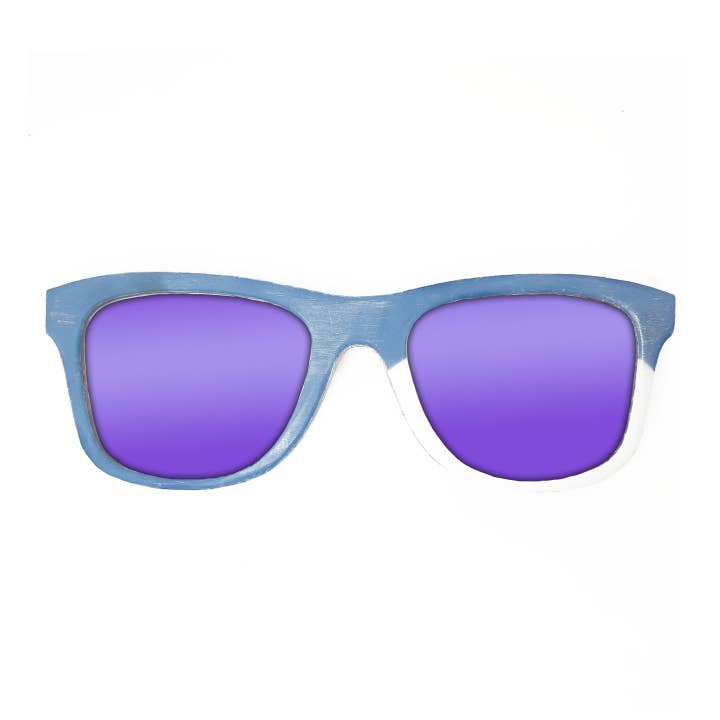 SKRP – Großhandel Sonnenbrille – Unisex – Recycelte Snowboard-Sonnenbrille im Wayfarer-Stil mit farbigen Gläsern4