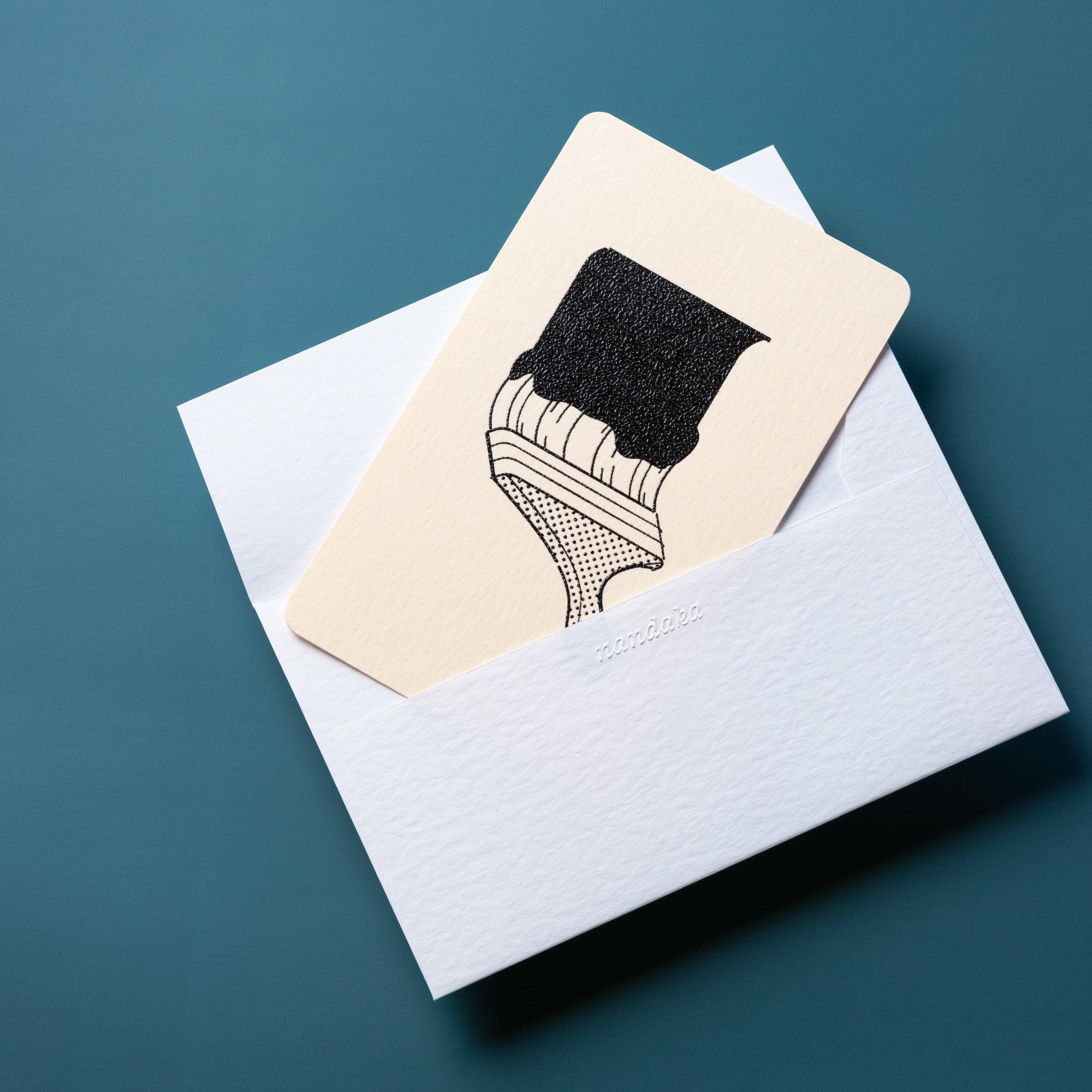 Nandaka - Vente Carte de vœux classique - Carte gaufrée à la main | Home Series : Paint4