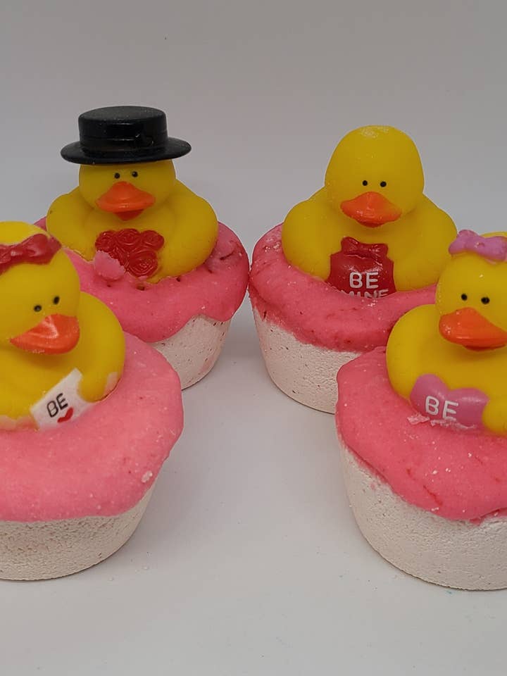 Bomba Banho Pato de Borracha Dia dos Namorados para Crianças por atacado de Sassy Bubbles