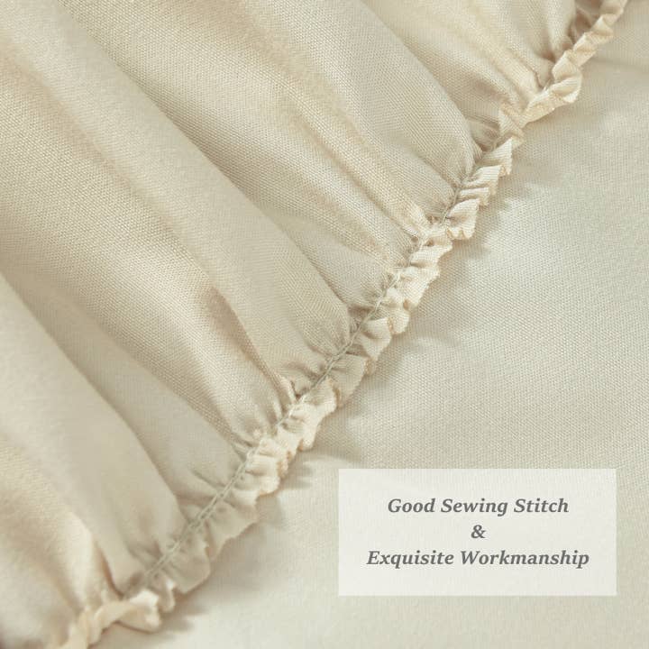 HIG - Wholesale Bedding Pillowcase/Sham - 2 Piece Handcraft Chic Ruffle French Country Style Pillow Shams11