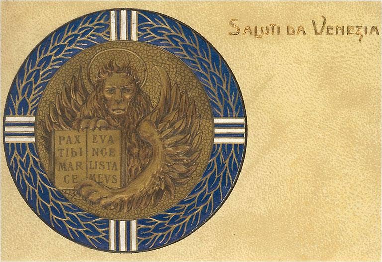 Found Image Press - Wholesale Stationery/Notecard Set - Greeting Card IT-352 Saluti da Venezia0