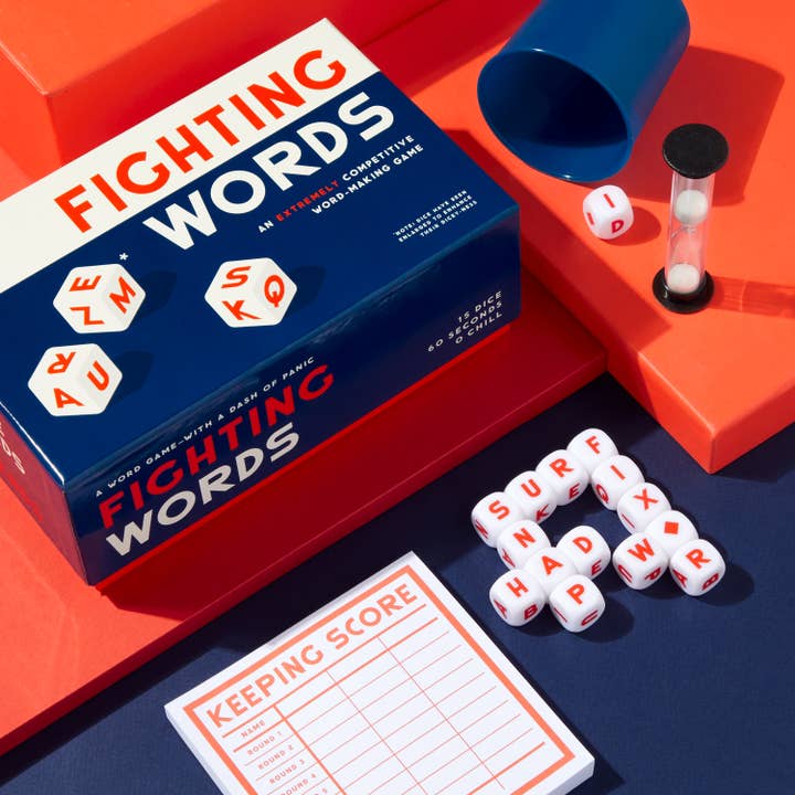 Chronicle Books - Wholesale Dice - Brass Monkey Fighting Words Dice Game4
