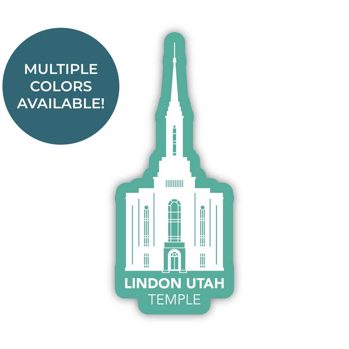 Autocollant Lindon Utah Temple, LDS Lindon Utah Temple pour la vente par JasmineTreeDesign