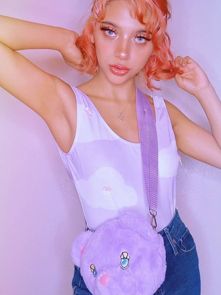 Sac Ajustable Sleepy Lilac Bear pour la vente par Miss Candyholic