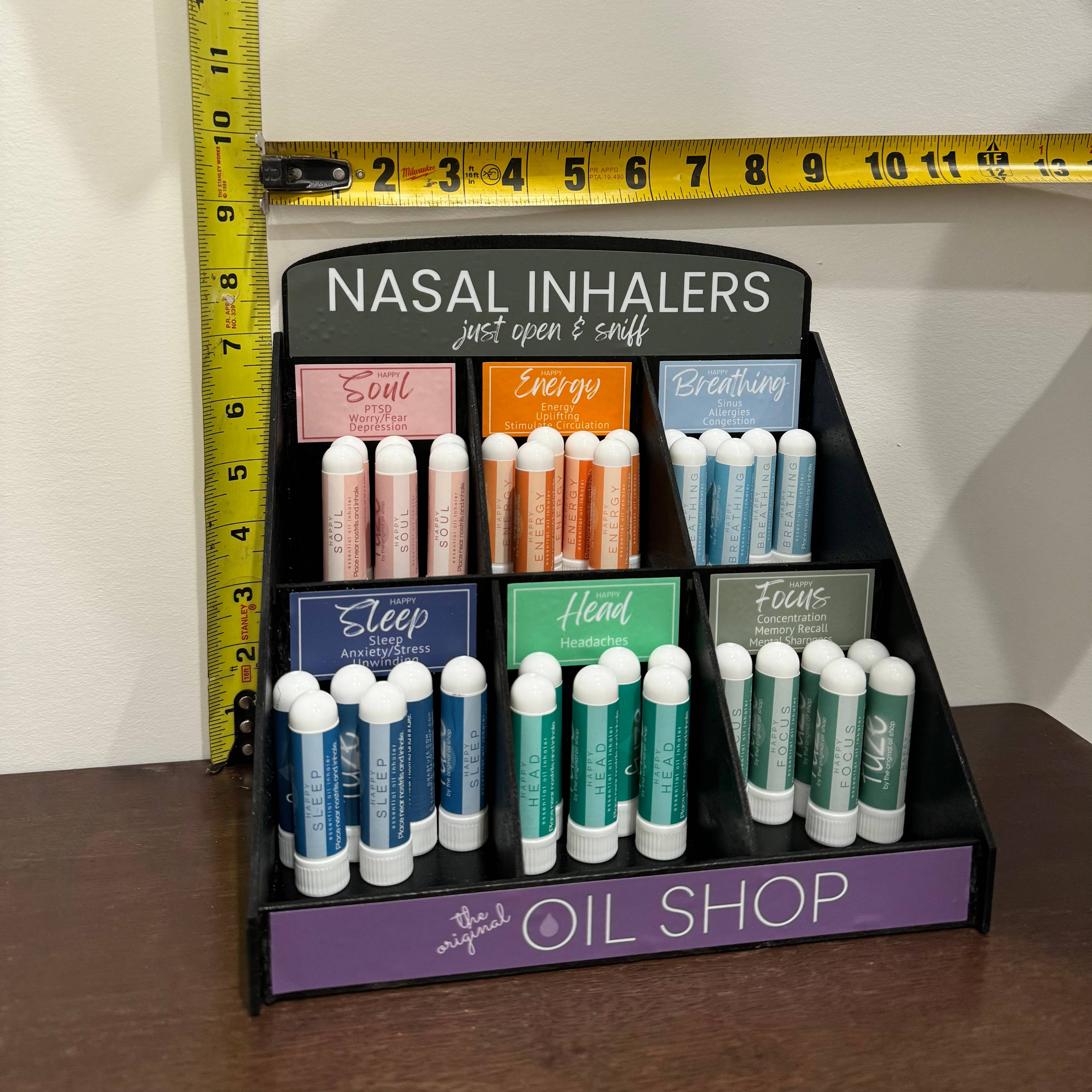 The Original Oil Shop - Wholesale Aromatherapy Inhaler - Nasal Inhaler Display Starter Pack9