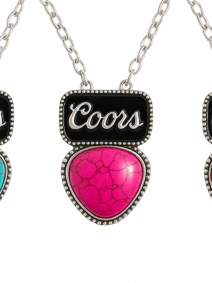 Western Rodeo Fashionable Howdy Summertime Necklaces for wholesale by The Bling Barn