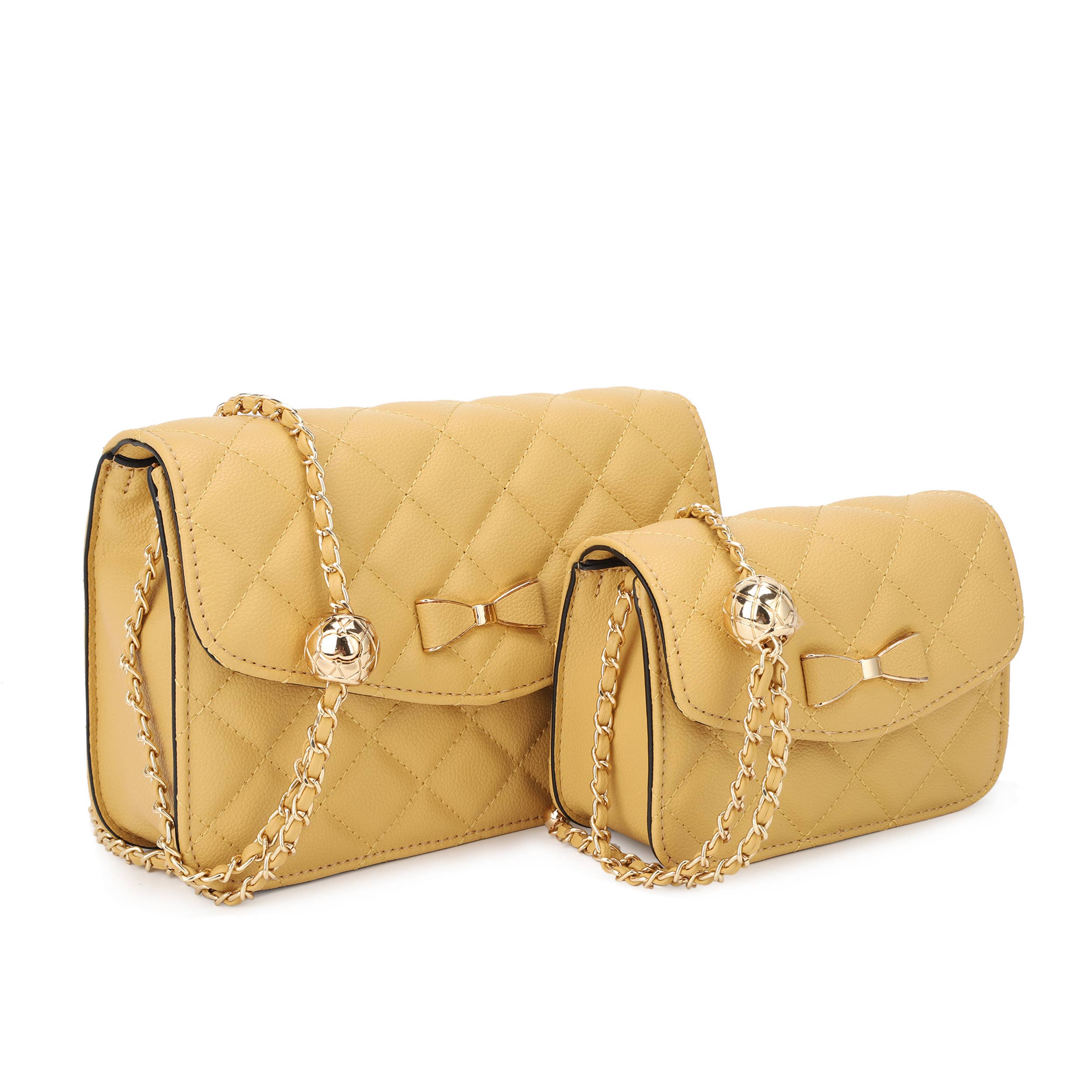 KAYLA+AVA – bolsa tiracolo - Mulher por atacado – Bolsa de tiracolo Anabel 2 em 1 com corrente de bola dourada ajustável4