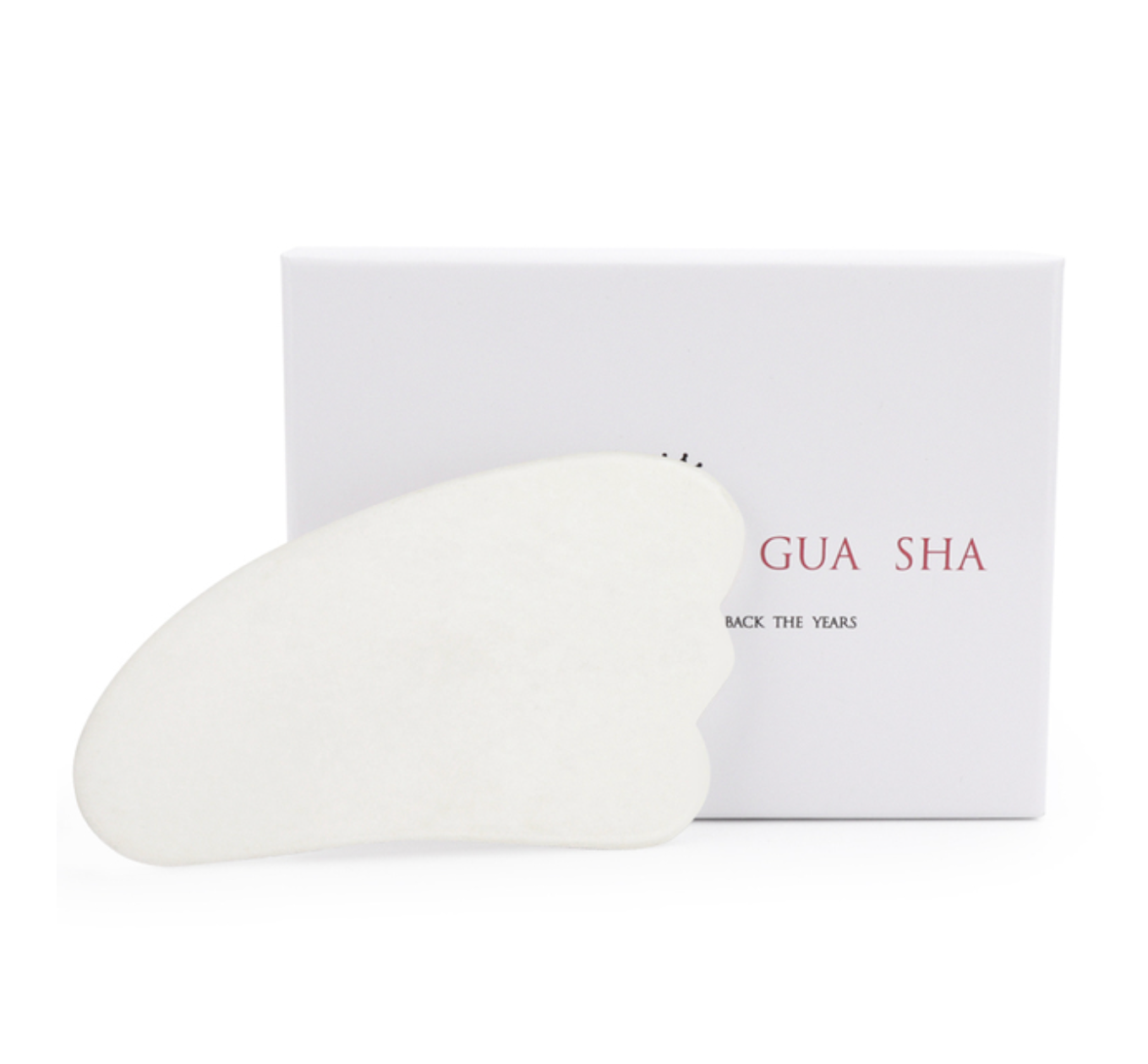 Crystolver (We Cover All Import Fees) - Vente Gua Shas - Rouleau et Gua Sha en jade blanc/noir pour le visage0