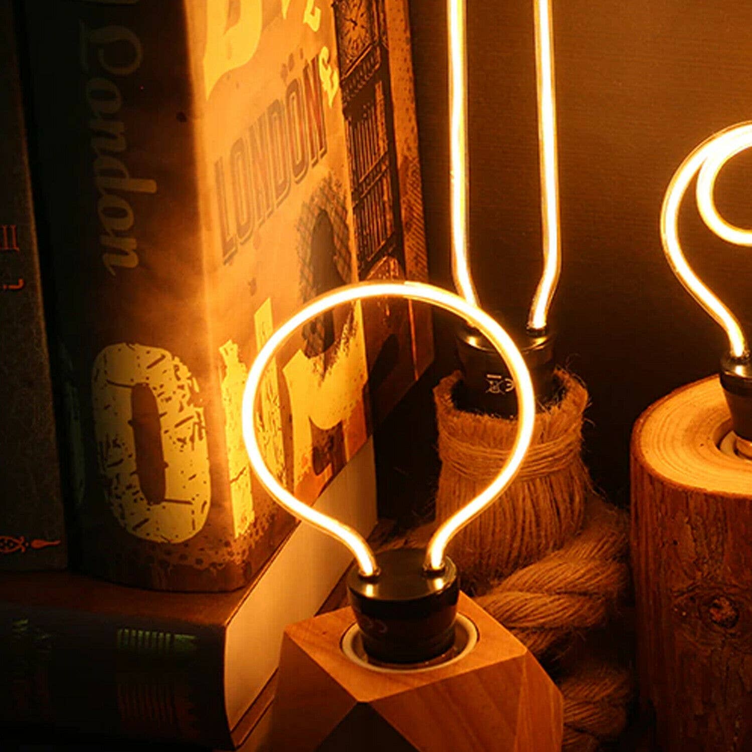 Ledsone - Wholesale Light Bulb/Puck - Vintage LED 4W Soft Filament E27 Decorative Industrial Light1