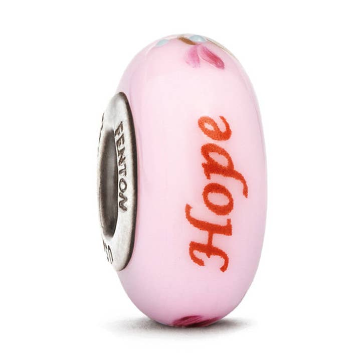 Conta de vidro Heartstrings “Eternal Hope” por atacado de Fenton Glass Jewelry