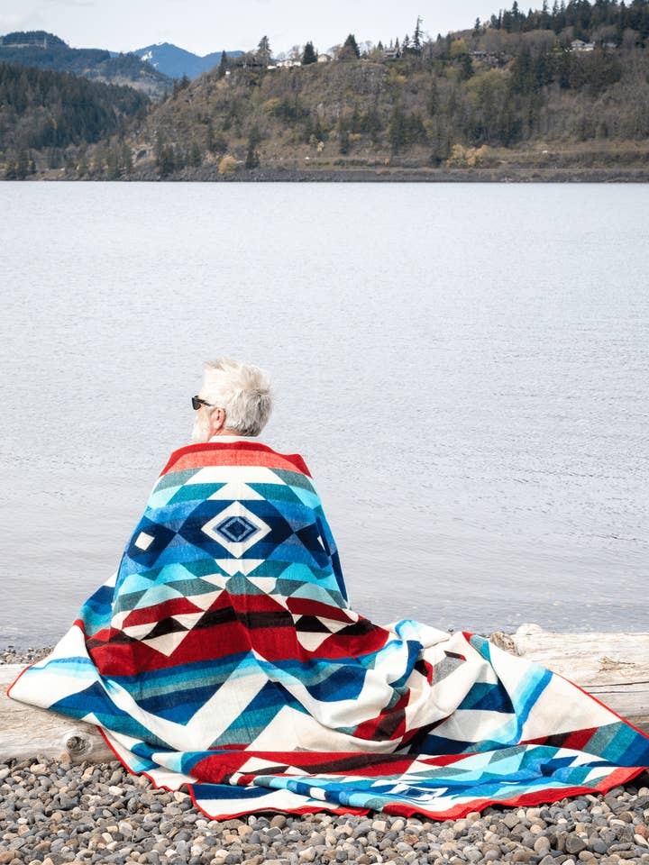 Multnomah Blanket - Alpaca Wool Blend for wholesale by Red Thread & Co