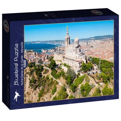 Bluebird Puzzle - Wholesale Puzzle - Adult - 1000 Piece Puzzle - Notre Dame De La Garde - Marseille0