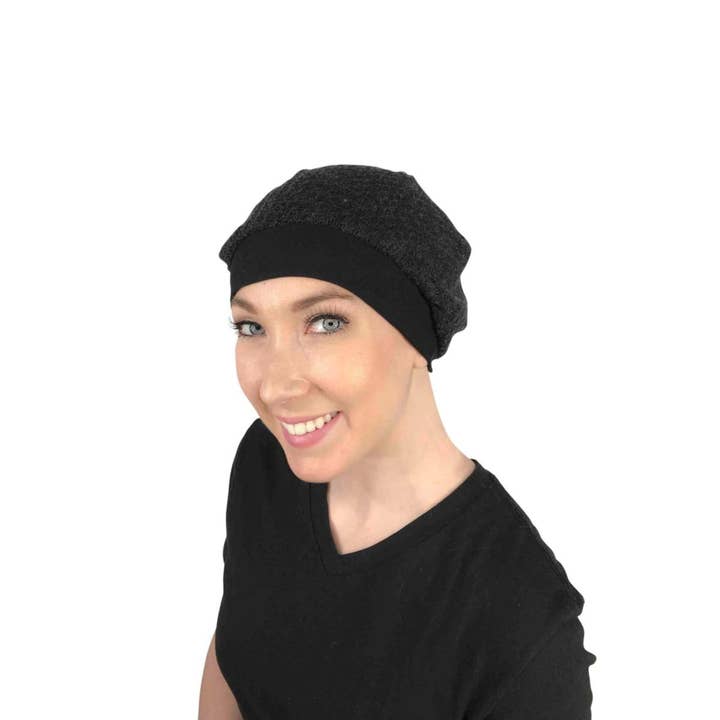 Slouch baret van biologisch katoen voor wholesale door Hats For Healing
