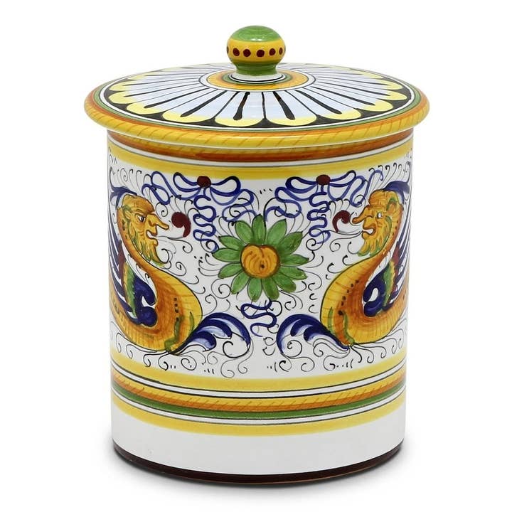 Raffaellesco: Stor Canister for engroshandel hos Artistica - Deruta of Italy