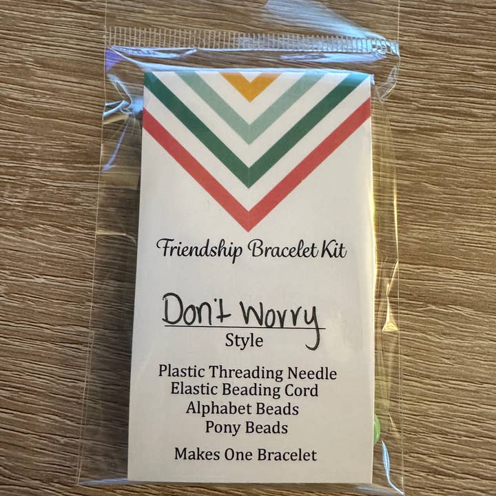 Scribble & Scroll - Wholesale DIY Jewellery – Child - Friendship Beaded Bracelet Kit - Don't Worry Kit1