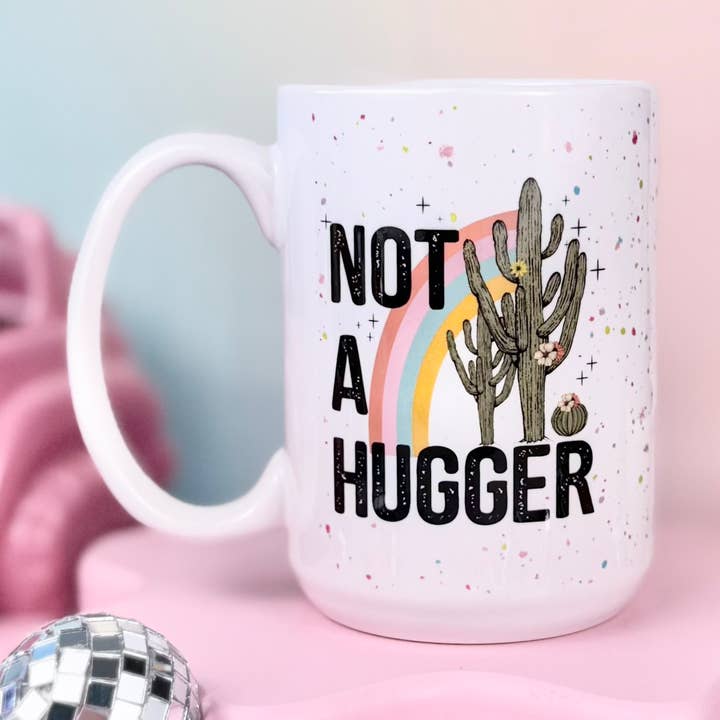 Not A Hugger 15oz Mug for wholesale by HandCrofted
