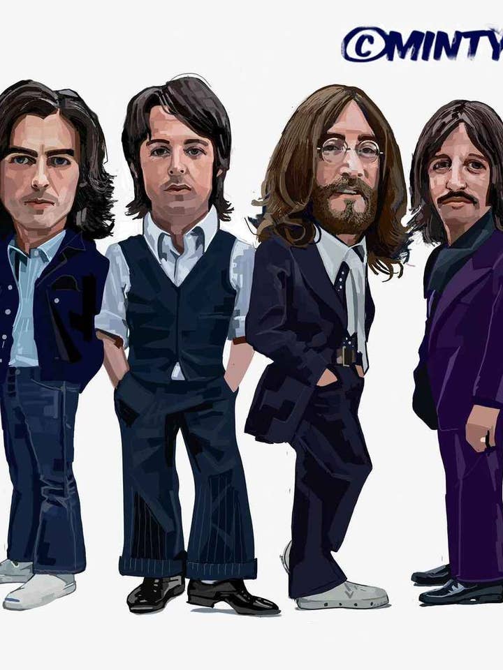 The Beatles in kleur voor wholesale door A Guy Called Minty LTD