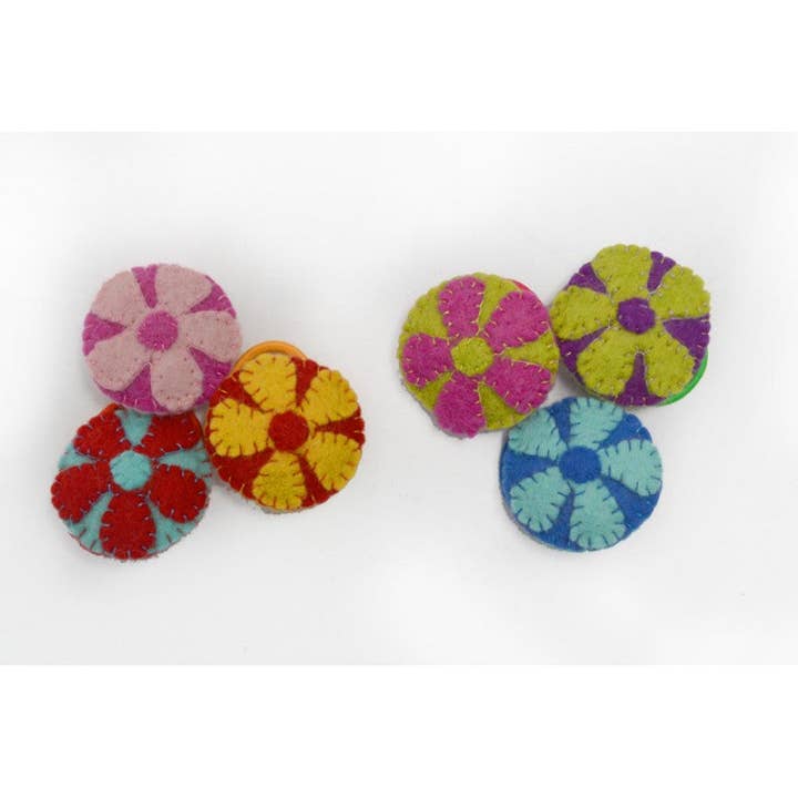 Stitch Flower Hair Band (3 in a Set) for wholesale by BNB Crafts Inc.