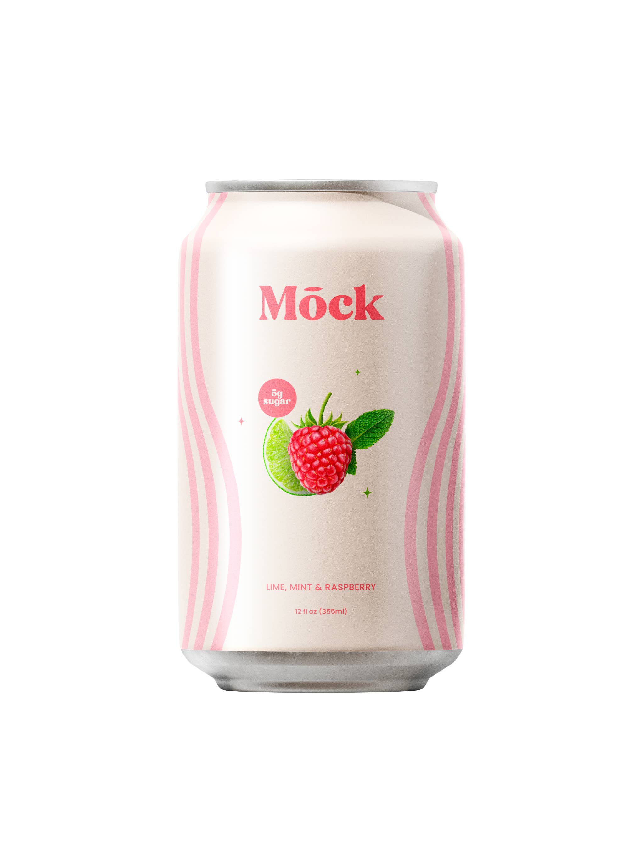 Mōck - Wholesale Soda/Carbonated Drink - Mock - Raspberry Lime Mint Low-Sugar Low-Calorie Soda
