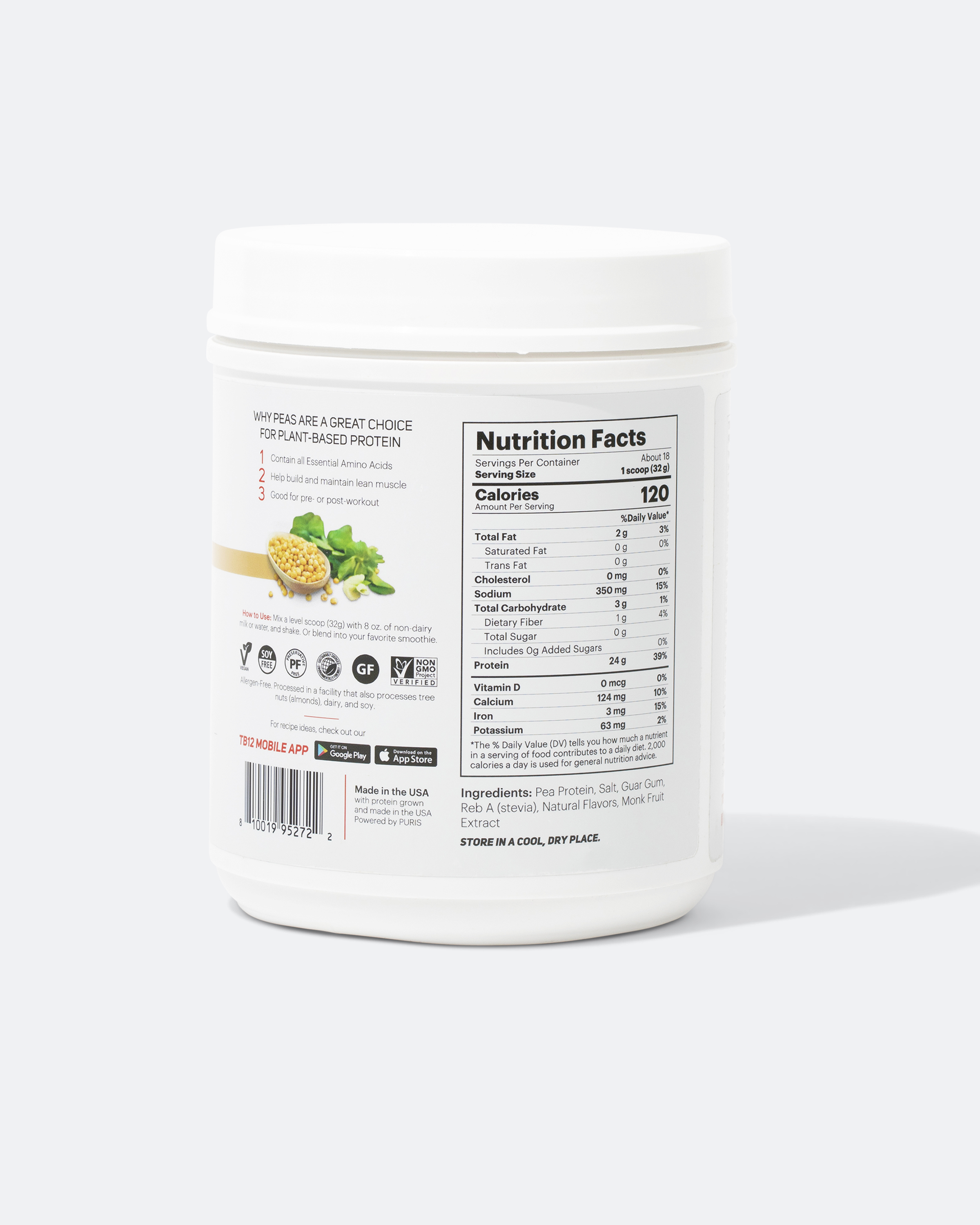 TB12 – wholesale Protein/superfood powder – TB12 Plant-Based Protein30