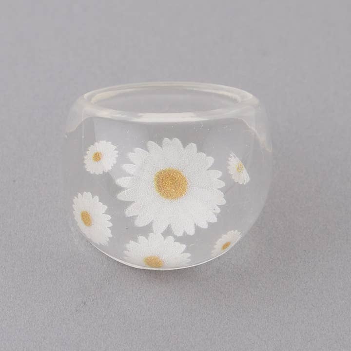 3AM BY H&D ACCESSORIES - Wholesale Cocktail/Statement Ring - Multi Daisy Flower Ring5