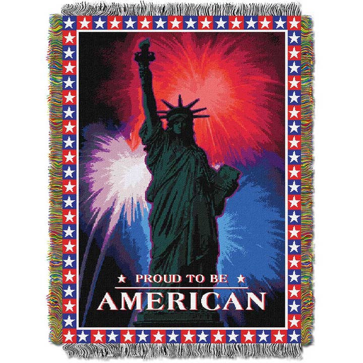 JULY FOURTH GÉNÉRIQUE - Jeté de Tapisserie pour la vente par The Northwest Group