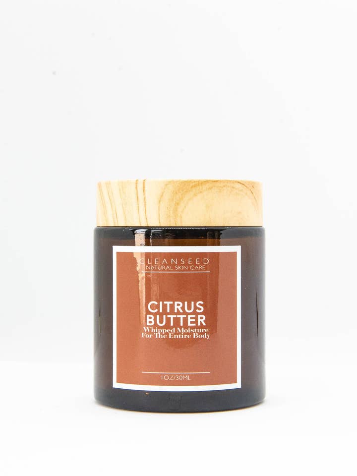 BEURRE D'AGRUMES : hydratation fouettée pour tout le corps (3,5 oz/100 g) pour la vente par Cleanseed Natural Skincare