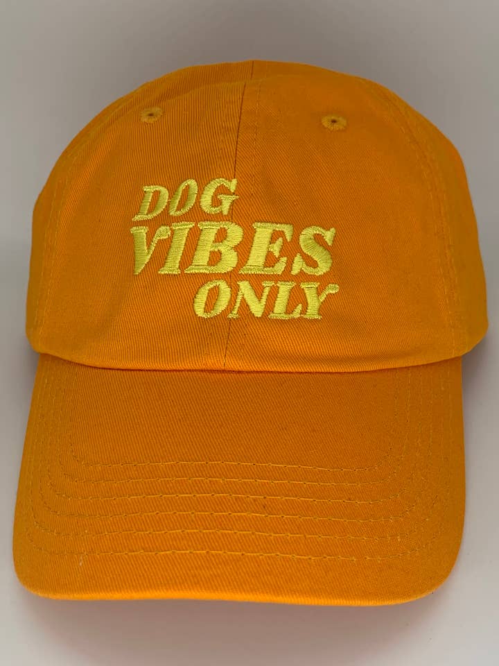Gorra Dog Vibes Only con costura amarilla para venta al por mayor de BARK JAX