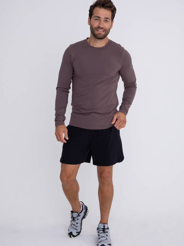Mono B - Wholesale T-Shirt - Men's - Pima Cotton Blend Long Sleeve