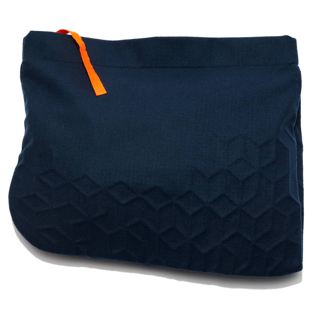 mimicri - Wholesale Clutch Bag - Women's - MUC Pouch, Navy Wool3