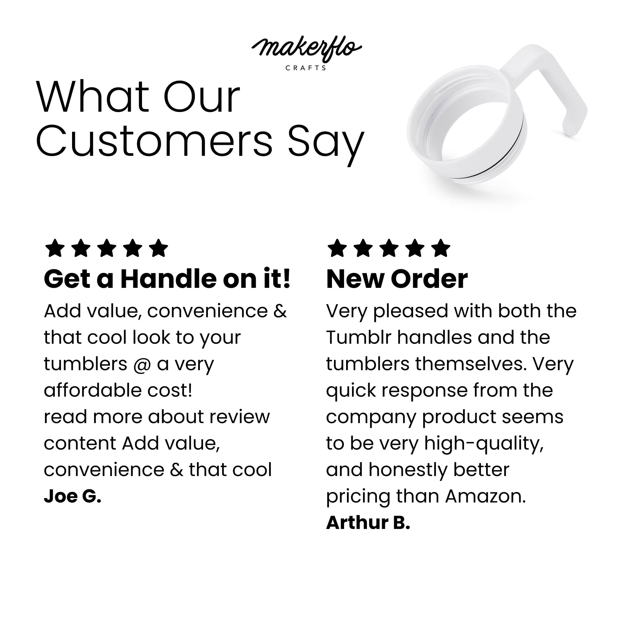 MakerFlo - Wholesale Insulated Mug/Tumbler - 30oz & 40oz MakerTwist™️ Handle32