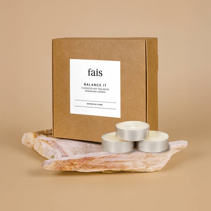 Fais – wholesale Tea light candles – Scented Soy Wax Tealights - Set of 9