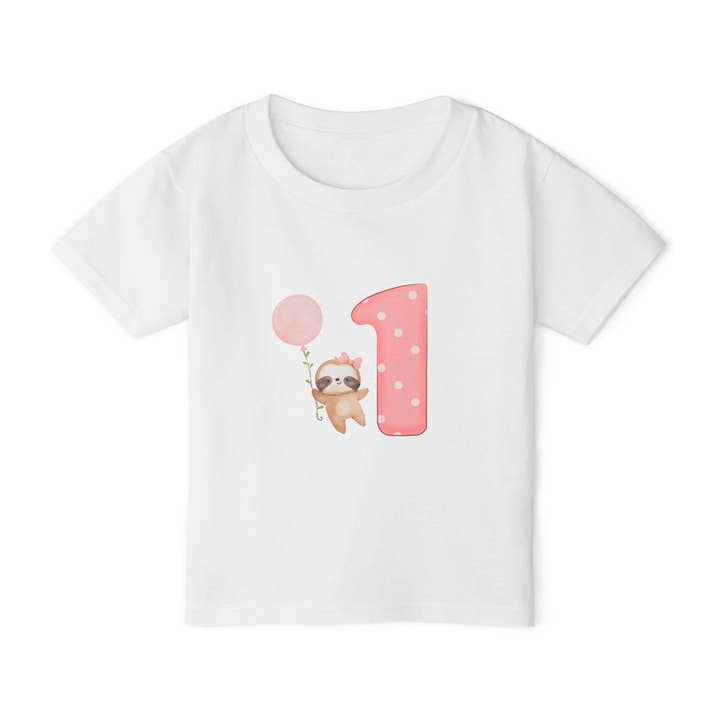 Primo Compleanno - Maglietta a Maniche Corte per Bambina per la vendita all'ingrosso da parte di Happymom