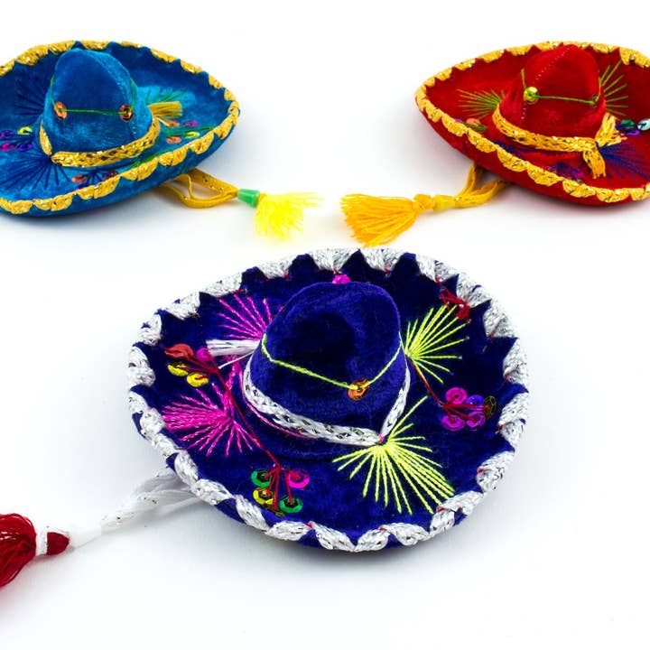 Amols' Party & Fiesta Favors - Wholesale Party Hat/Crown - Mini Mariachi Sombrero
