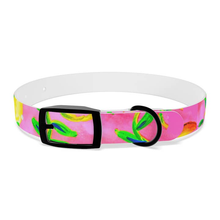 Life is Sweet Dog Collar for wholesale by Off the Canvas Collection, LLC