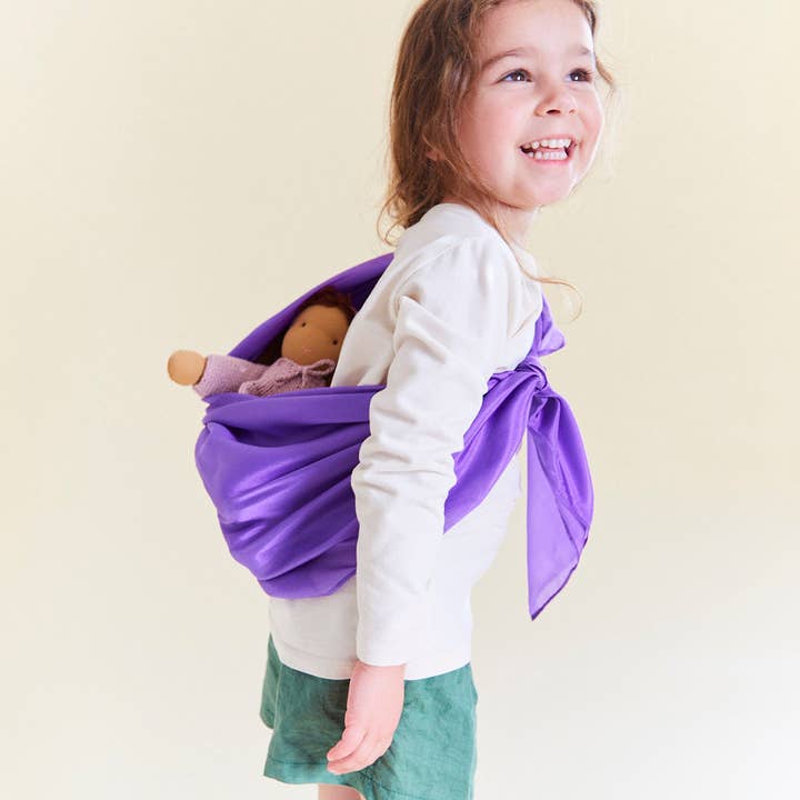 Sarah’s Silks - Wholesale Toy Set - Kids - Playsilks - Open-Ended 100% Silk, Natural Waldorf Toys