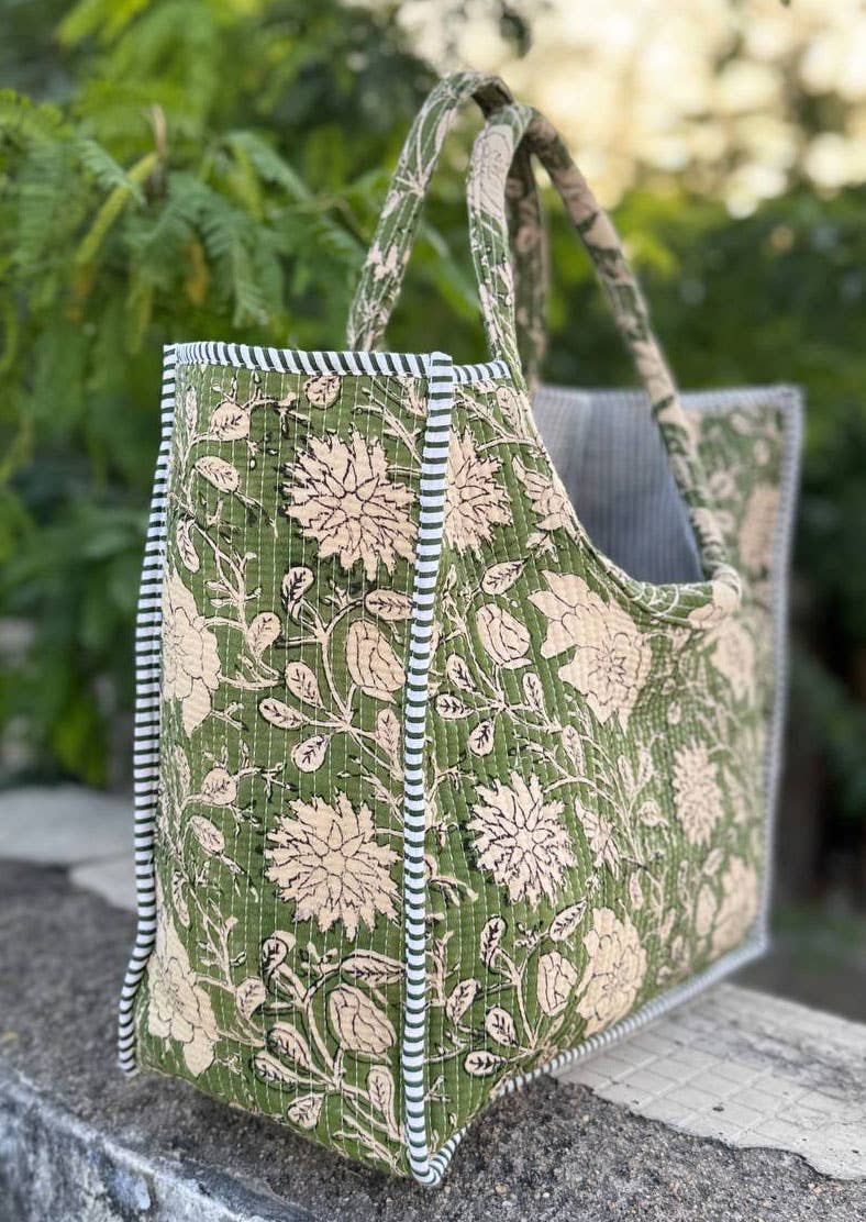 bhavnas boutique - Wholesale Tote Bag - Women's - Designer Indian Printed Cotton Bag Quilted Women's Handbags 0