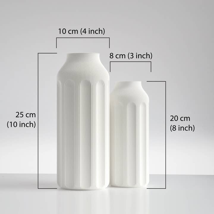 Grof Amsterdam - Wholesale Vase - Lunga Big - 3D printed vase for dried flowers1